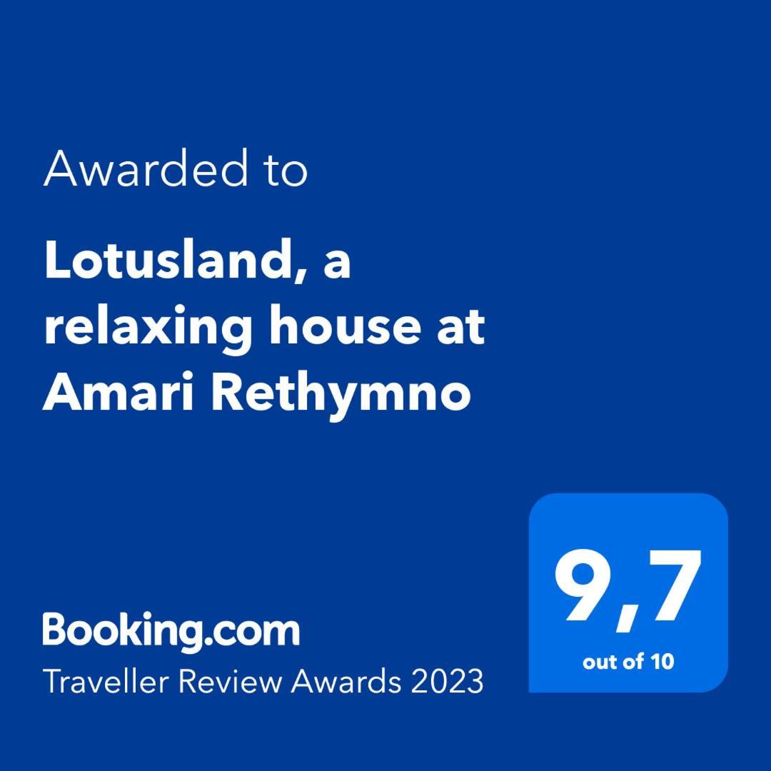 Lotusland, A Relaxing House At Amari Rethymno Villa Agia Fotini  Exterior photo